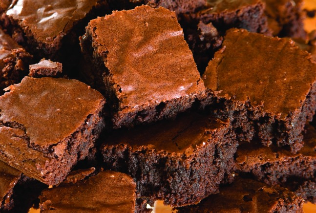brownies baked with pecan oil