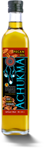 Cold-pressed pecan oil bottle – Achukma